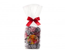 Confectioner packet of hard boiled Voilet-Poppy sweets 200g