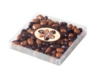Box chocolate coated Raisins 100g