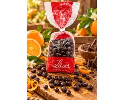 Cubes oranges confites enrobés de chocolats noir 200g